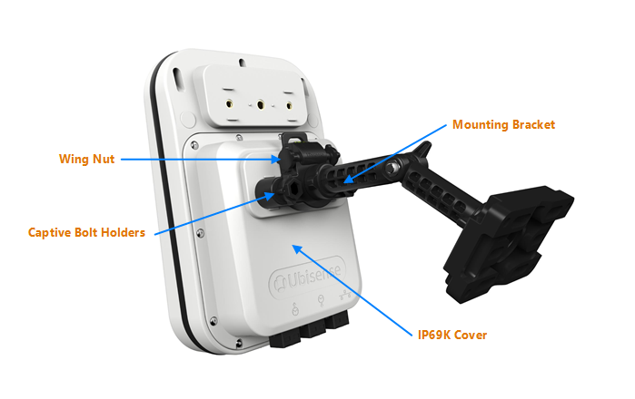 Sensor with two-point IP69K mounting