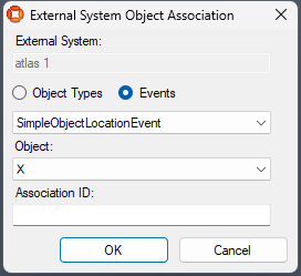 associating event X with a protocol in ACS