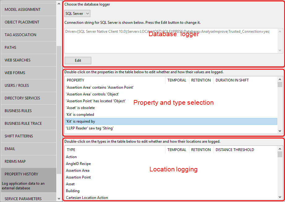 example of property history workspace