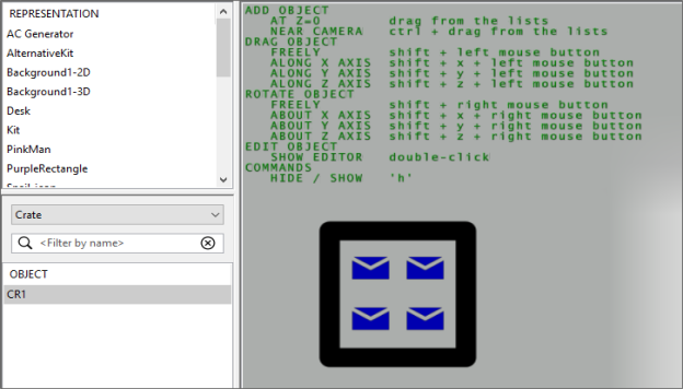screen shot showing work orders contained within crate