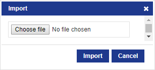 Import dialog for shift overrides