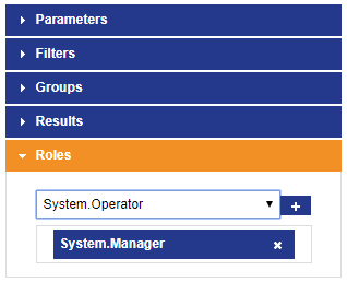 screen show showing roles section