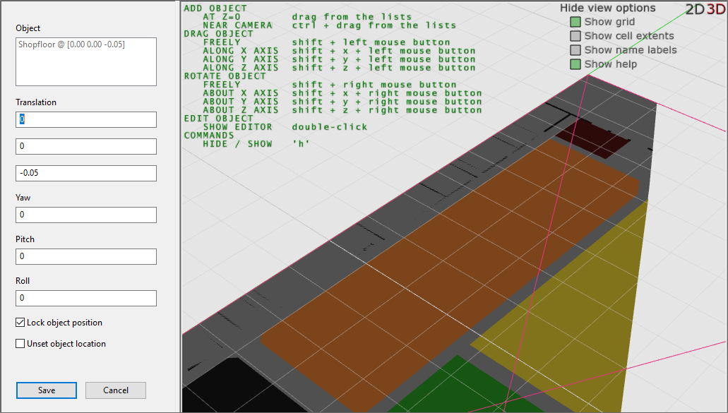 screen shot showing how to set the position of a background rep