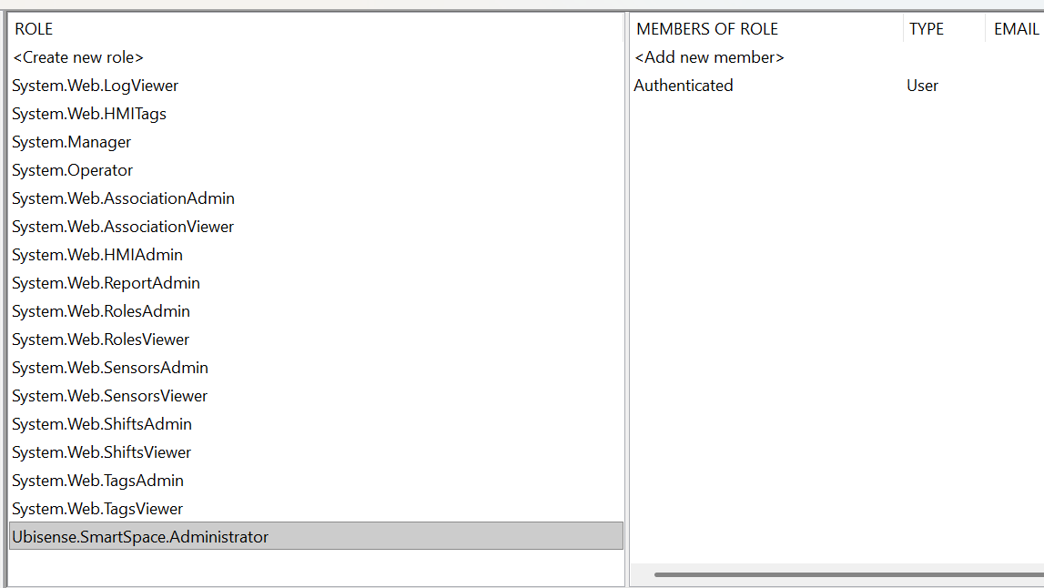 authenticated user