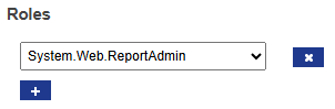 assign System.Web.ReportAdmin to the report
