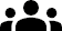 Grey silhouette of a group of people