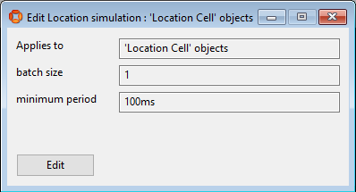 Location cell parameters