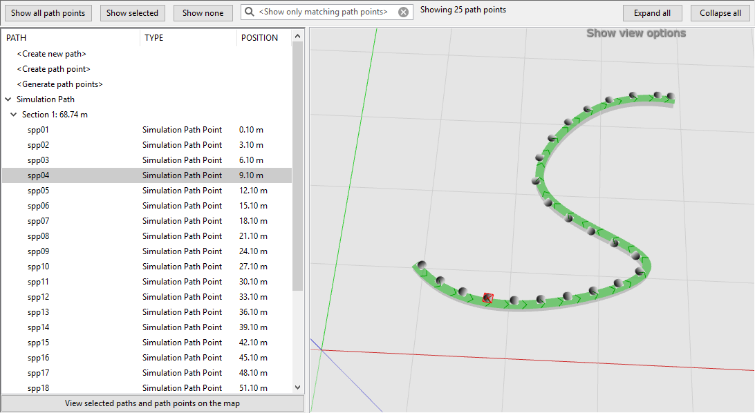 Simulation Path in PATHS workspace