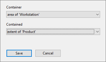 screen shot showing how to create a monitored containment