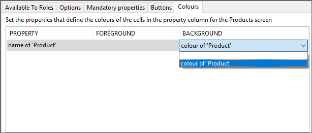 Example of adding a color to a web form